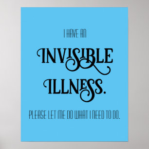 Poster Maladie invisible