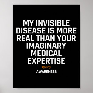 Poster Maladie Invisible Crps Rsd Sensibilisation 1
