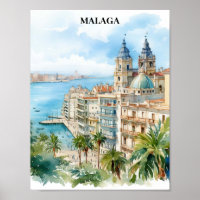 Malaga Andalousie Espagne Voyage