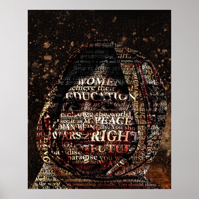 Poster Malala - Tout ce que je veux, c'est une éducation  (Devant)