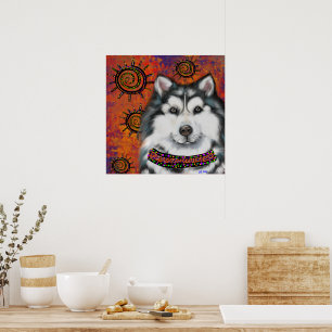 POSTER MALAMUTE D'ALASKA