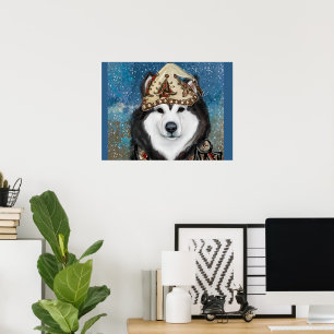 Poster Malamute d'Alaska