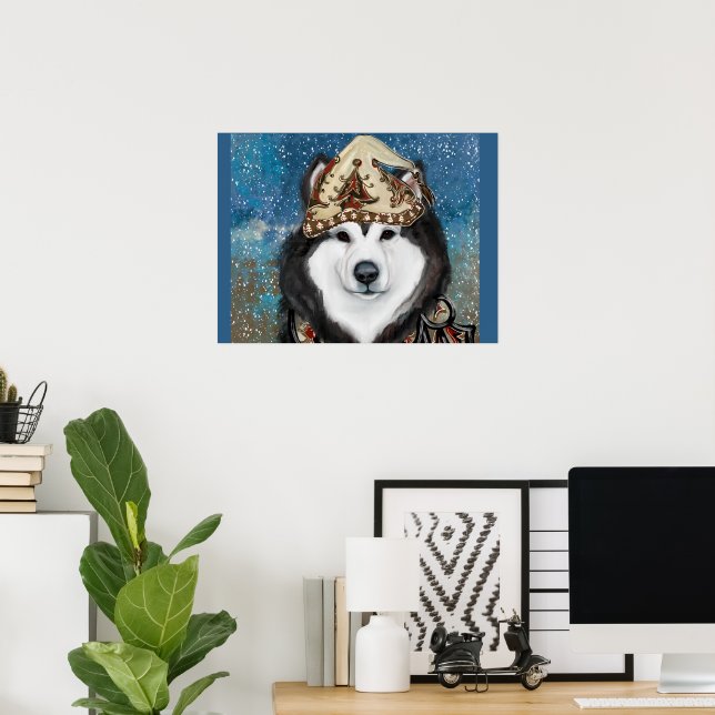 Poster Malamute d'Alaska                 (Bureau à domicile)