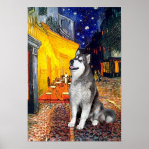 Poster Malamute en Alaska - Terrace Café