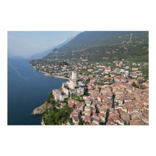 Poster Malcesine Lac de Garde Italie