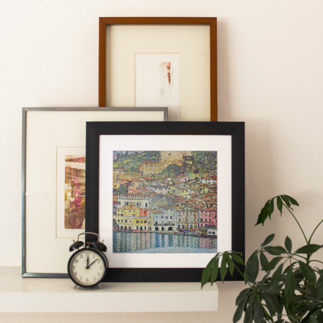 Poster Malcesine sur le lac de Garde Par Gustav Klimt (Créateur téléchargé)