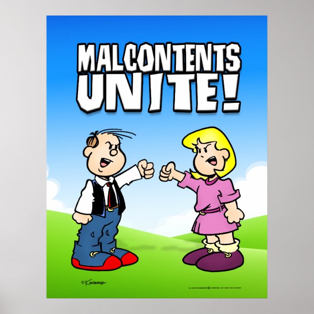 Poster Malcontent Unite (Devant)