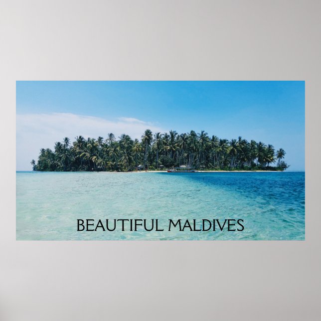 Poster Maldives (Devant)