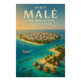 Poster Malé – Le cœur des Maldives