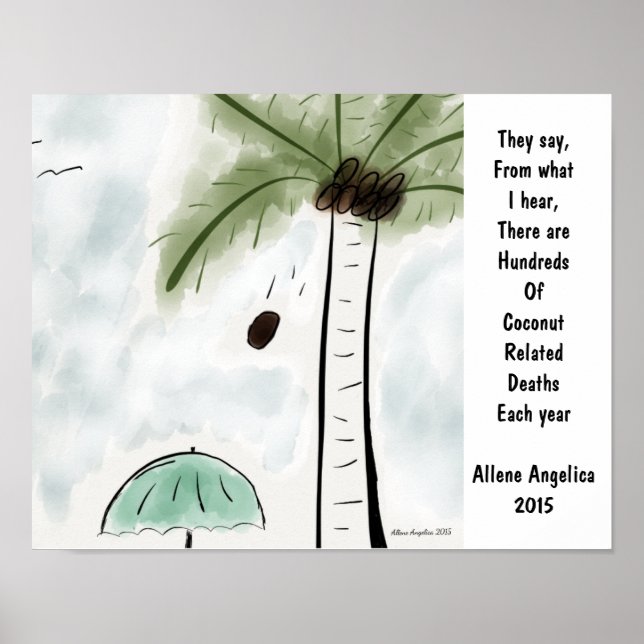 Poster Malheurs de coco (Devant)
