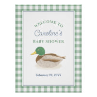 Mallard Canard Canard Pays Baby shower de chasse