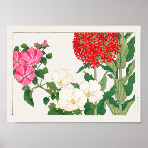 Poster Mallow, Centranthus par Tanigami Konan