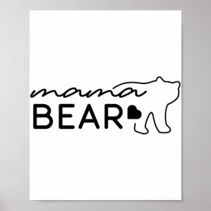 Poster Mama Bear Png JPG Pdf Files, Mama Bear Bear