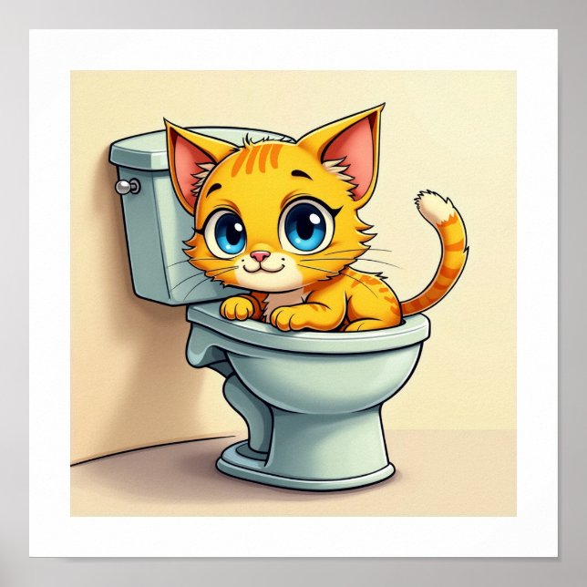 Poster Maman au chat (Devant)