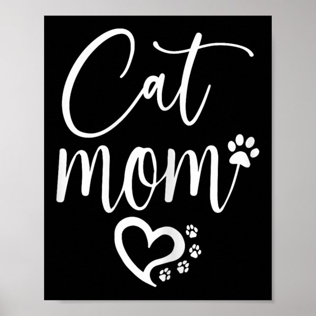 Poster Maman chat  (Devant)