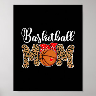 Poster Maman Crâne Léopard Chignon Sale Jour de Match Drô