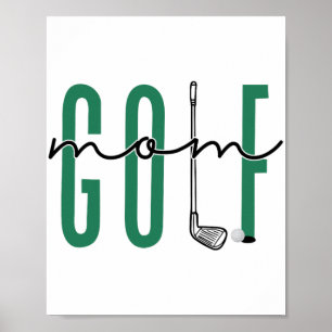 Poster Maman Crewneck Mères Jour Maître Golf Femmes Fille