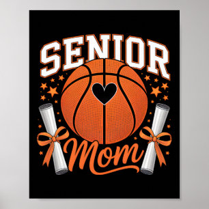 Poster Maman de basketteur senior 2026 Maman de basketteu