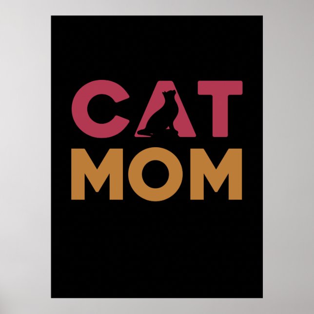 Poster Maman de chat (Devant)