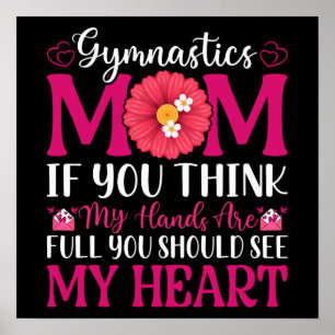 Poster Maman de gymnastique