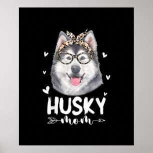Poster Maman de Husky   Dog Lovers   Mother day