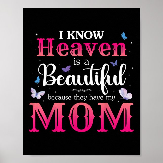 Poster Maman disparue dans Heaven Angel Memorial Day Mère (Devant)