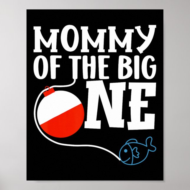 Poster Maman Du Big One Fishing Boy Premier Anniversaire  (Devant)