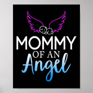Poster Maman d'un ange Mois de sensibilisation au Sids
