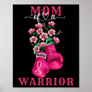 Poster Maman D'Un Guerrier Soutien De Sensibilisation Au