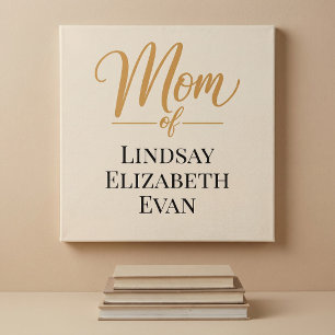 Poster Maman Élégante Personnalisée