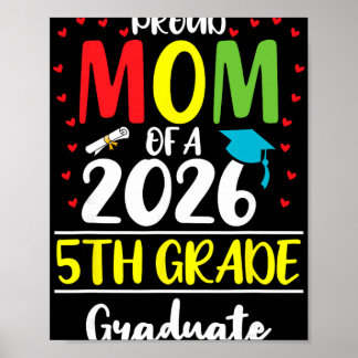 Poster Maman fière drôle d'un élève de la promotion 2026 