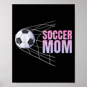 Poster Maman Footballeuse Sport Football Footballeur Joue