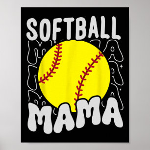 Poster Maman Groovy Softll Filles Douces Jeu des mamans D