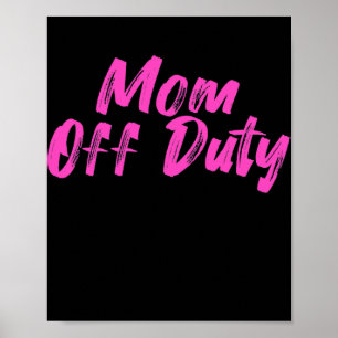 Poster Maman hors service Maman Fête des mères maman Amou