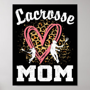 Poster Maman Leopard Heart Matching Fête des mères