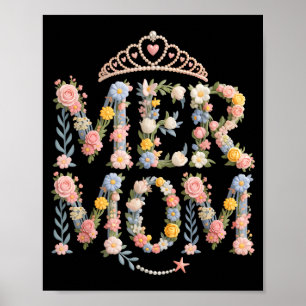 Poster Maman mermom mignonne maman de mer hors service va