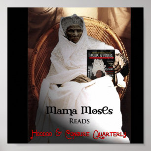 Poster Maman Moïse Reads Hoodoo et créent par trimestre