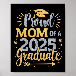 Poster Maman Senior 2025 Maman fière d'une promotion de 2