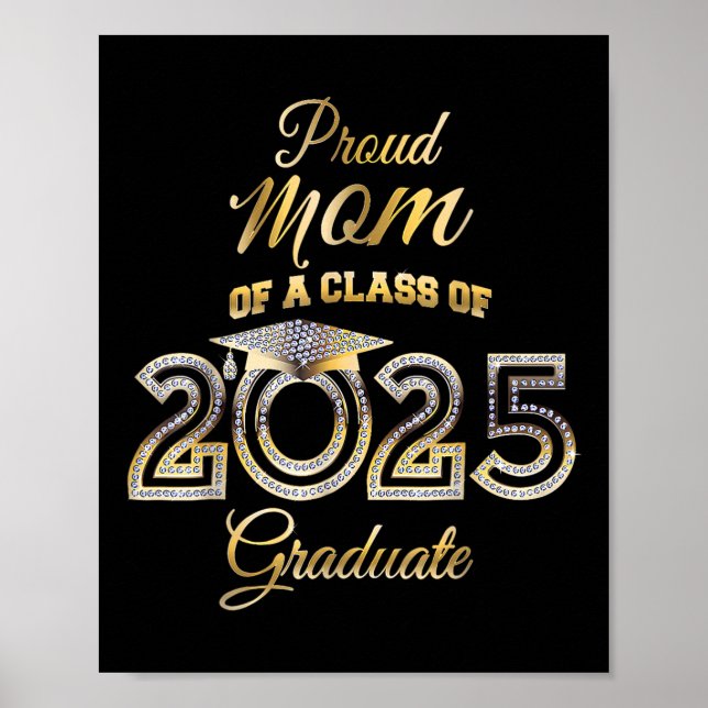 Poster Maman Supérieure Cl De 2025 Fier Maman Du Coeur Gr (Devant)