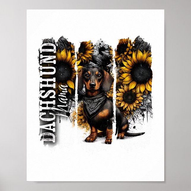 Poster Maman teckel  (Devant)