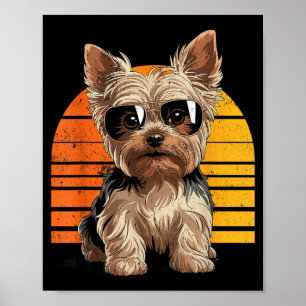 Poster Maman yorkie cool cool cadeau papa cadeau vintage