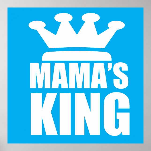 Poster Mamas baby king (Devant)