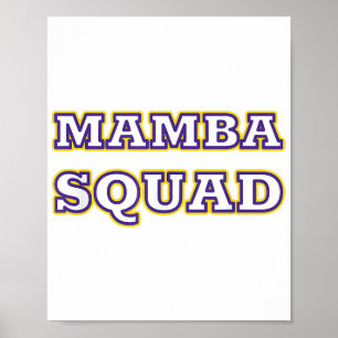 Poster Mamba Squad drôle Vêtements pour Amateur de serpen