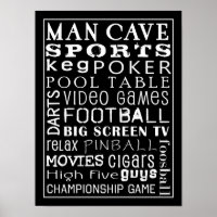 Poster Man Cave