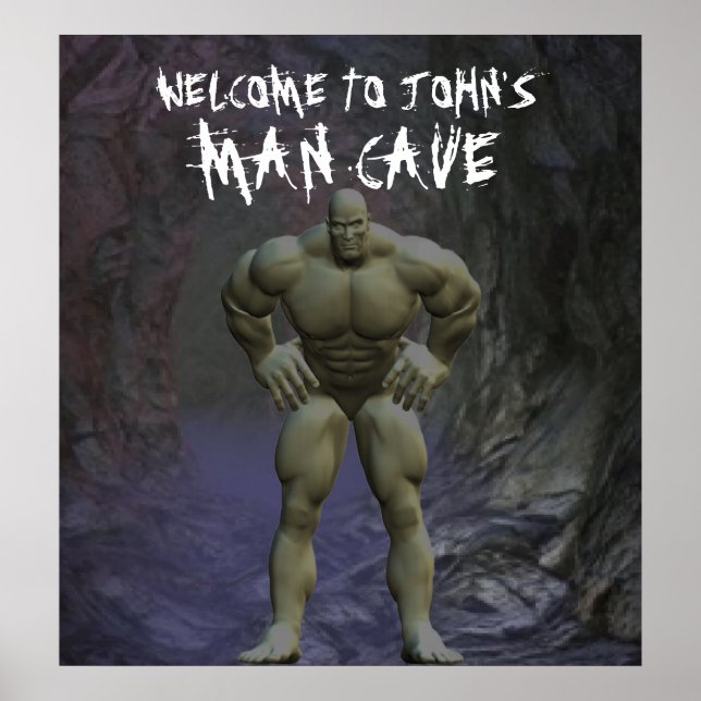 Poster Man Cave (Devant)