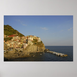 Poster Manarola pittoresque, Cinque Terre, Italie