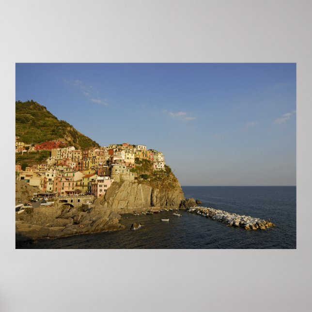 Poster Manarola pittoresque, Cinque Terre, Italie (Devant)