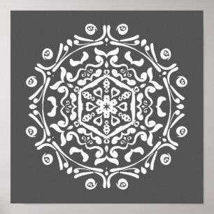 Poster Manatee Mandala