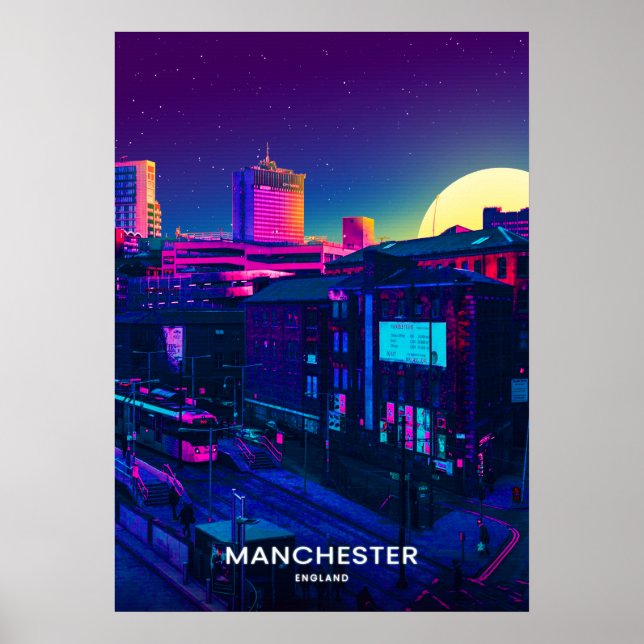Poster Manchester City (Devant)