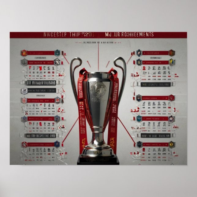 Poster Manchester United (Devant)
